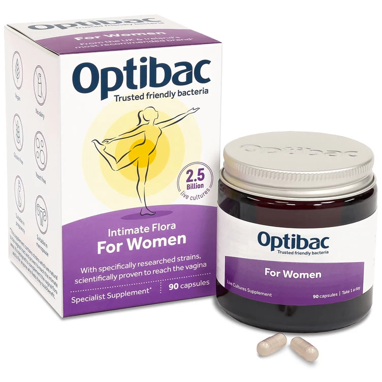 OPTIBAC probiotic food supplements for women  90
